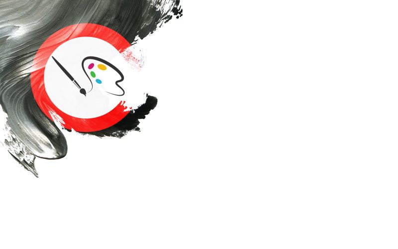 Professional logo design process showcasing brand identity development